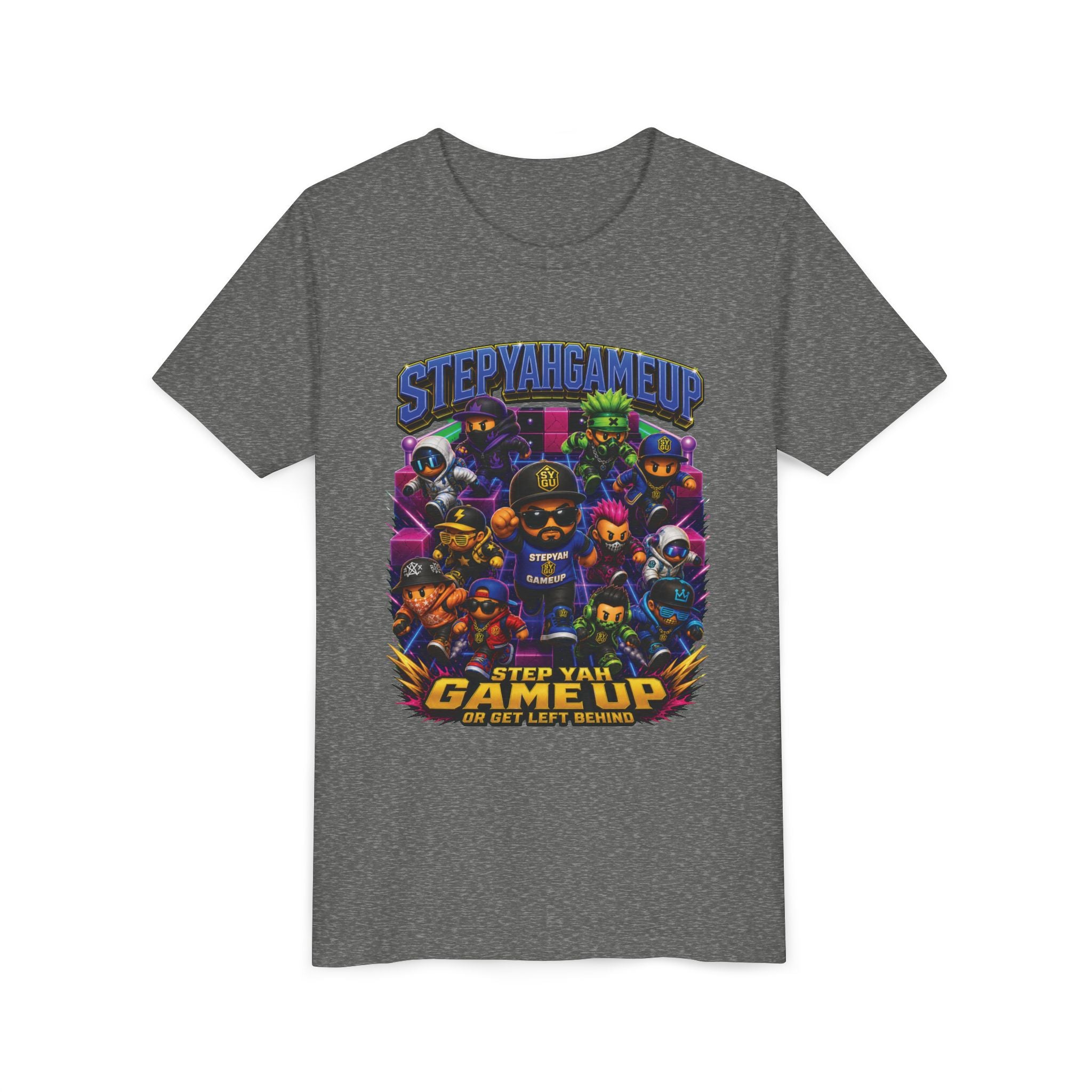 Step Yah Game Up Or Get Left Behind | Unisex Youth Tee