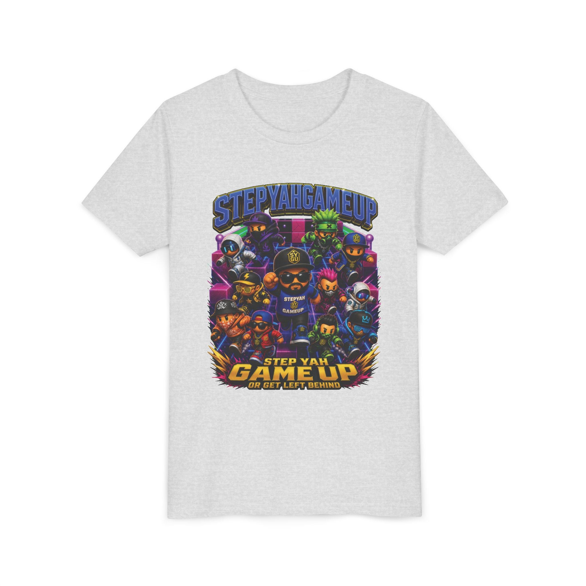 Step Yah Game Up Or Get Left Behind | Unisex Youth Tee