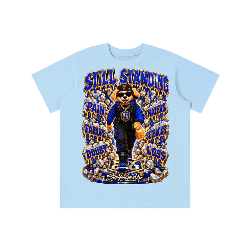 StepYahGameUp™ Still Standing Graphic T-Shirt - Youth Unisex Tee