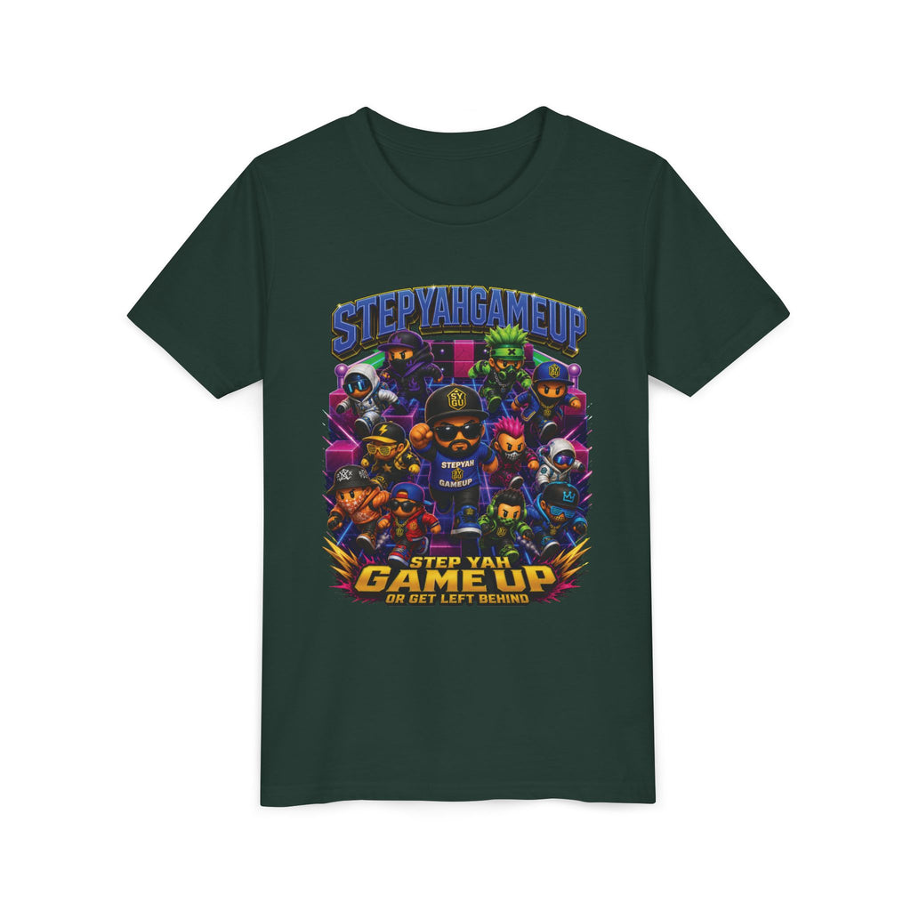 Step Yah Game Up Or Get Left Behind | Unisex Youth Tee