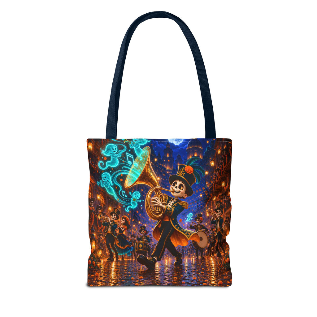 Halloween Tote Bag — Skeleton Brass Parade