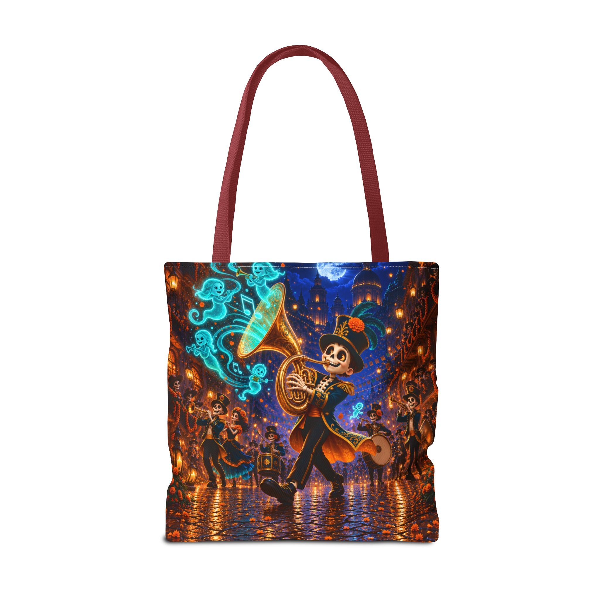 Halloween Tote Bag — Skeleton Brass Parade