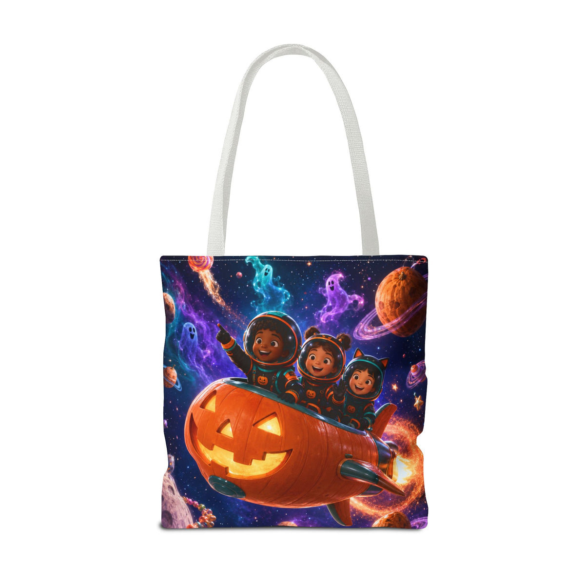 Halloween Tote Bag — Trick or Treat Galaxy