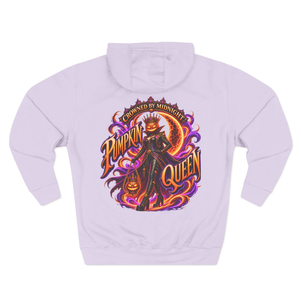 Crowned by Midnight — Pumpkin Queen Halloween Hoodie | Adult Unisex