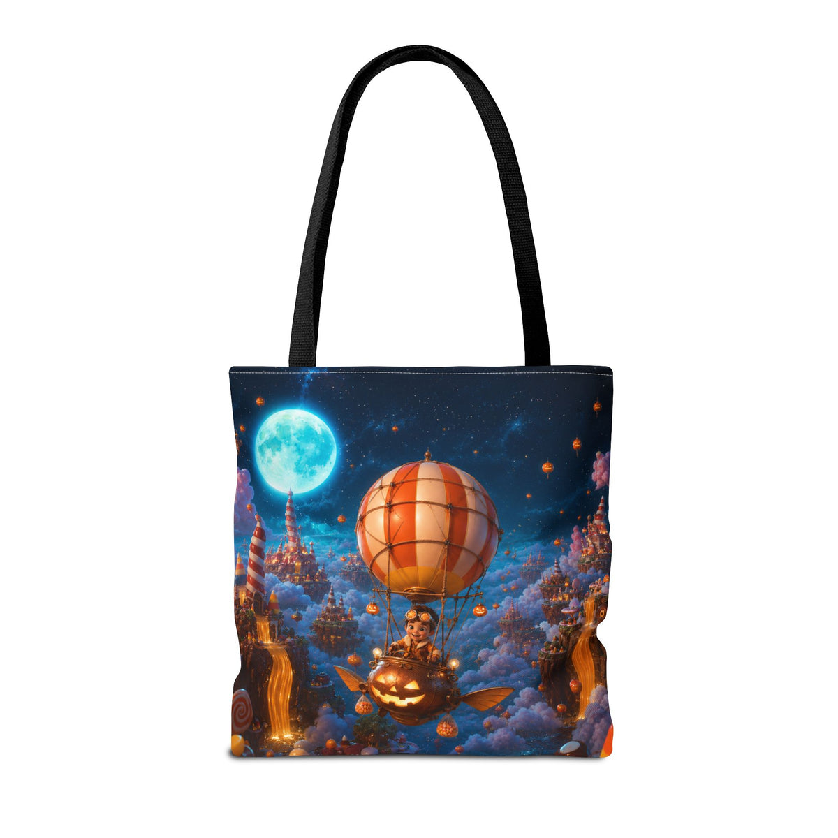 Halloween Tote Bag — Candy Corn Sky Captain