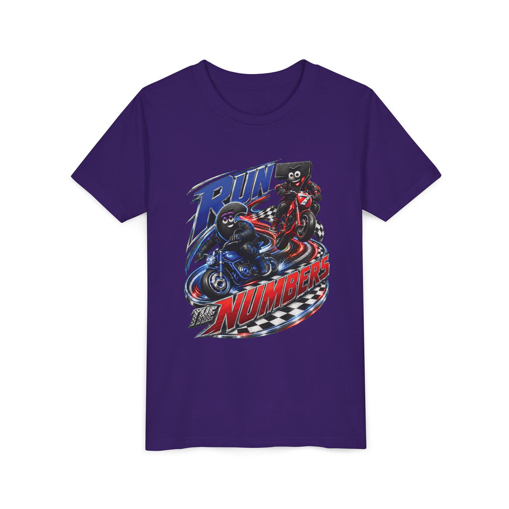 Title: 6-7: Run the Numbers | Youth Unisex Tee