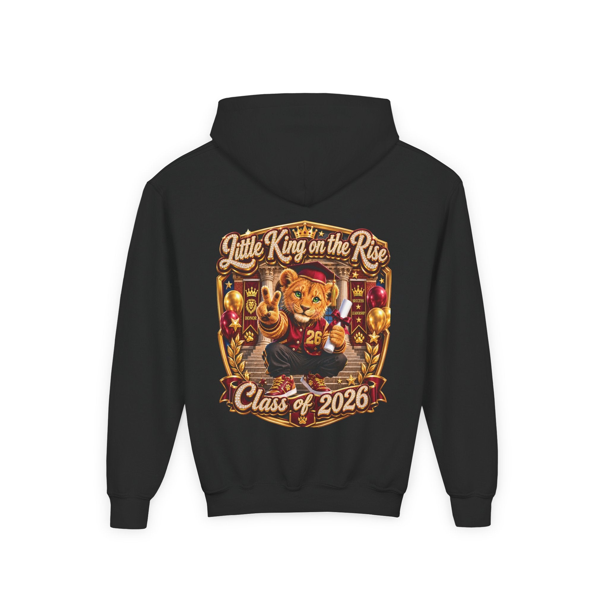 Little King Miko Unisex   Youth Hoodie — Little King on the Rise