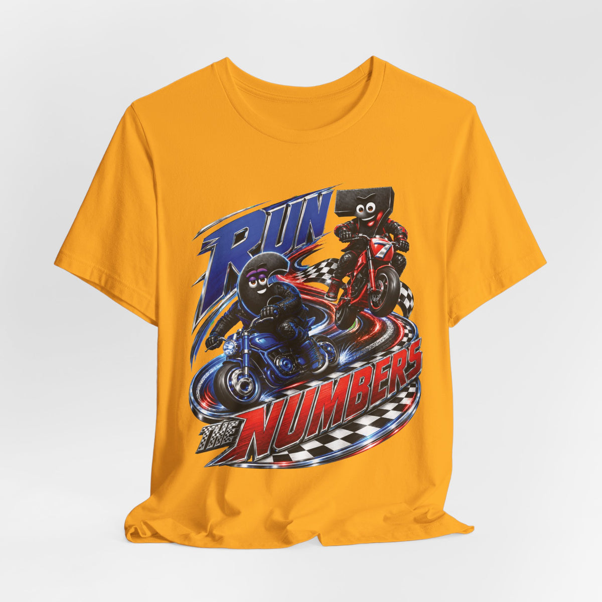 Title: 6-7: Run the Numbers | Adult Unisex Tee