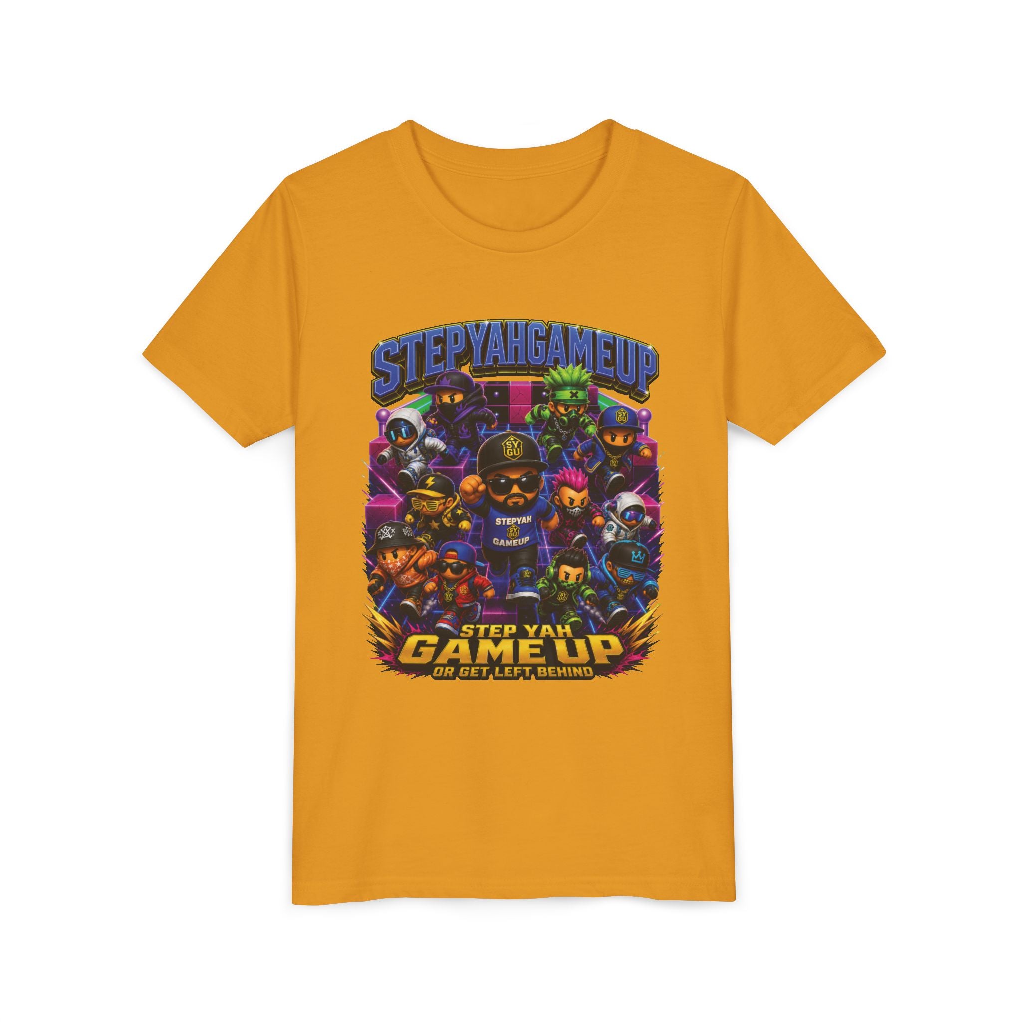 Step Yah Game Up Or Get Left Behind | Unisex Youth Tee