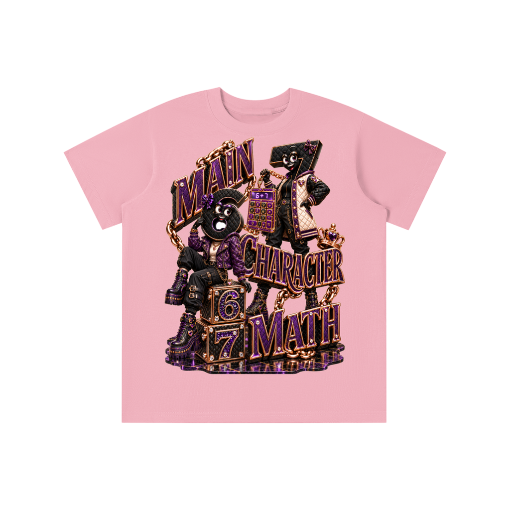 6-7 Street Mode™ Main Character Math Graphic T-Shirt - Youth Unisex Tee