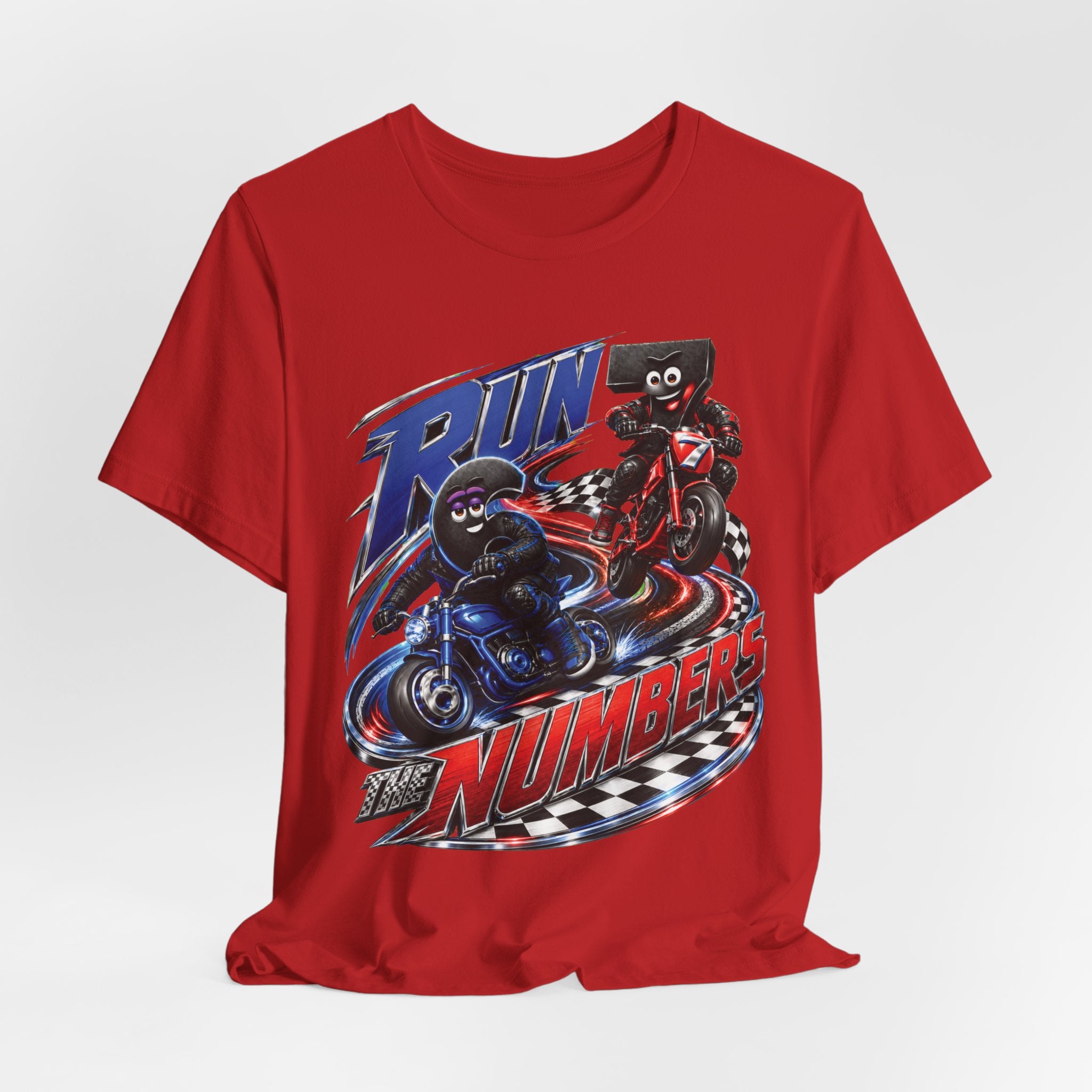 Title: 6-7: Run the Numbers | Adult Unisex Tee