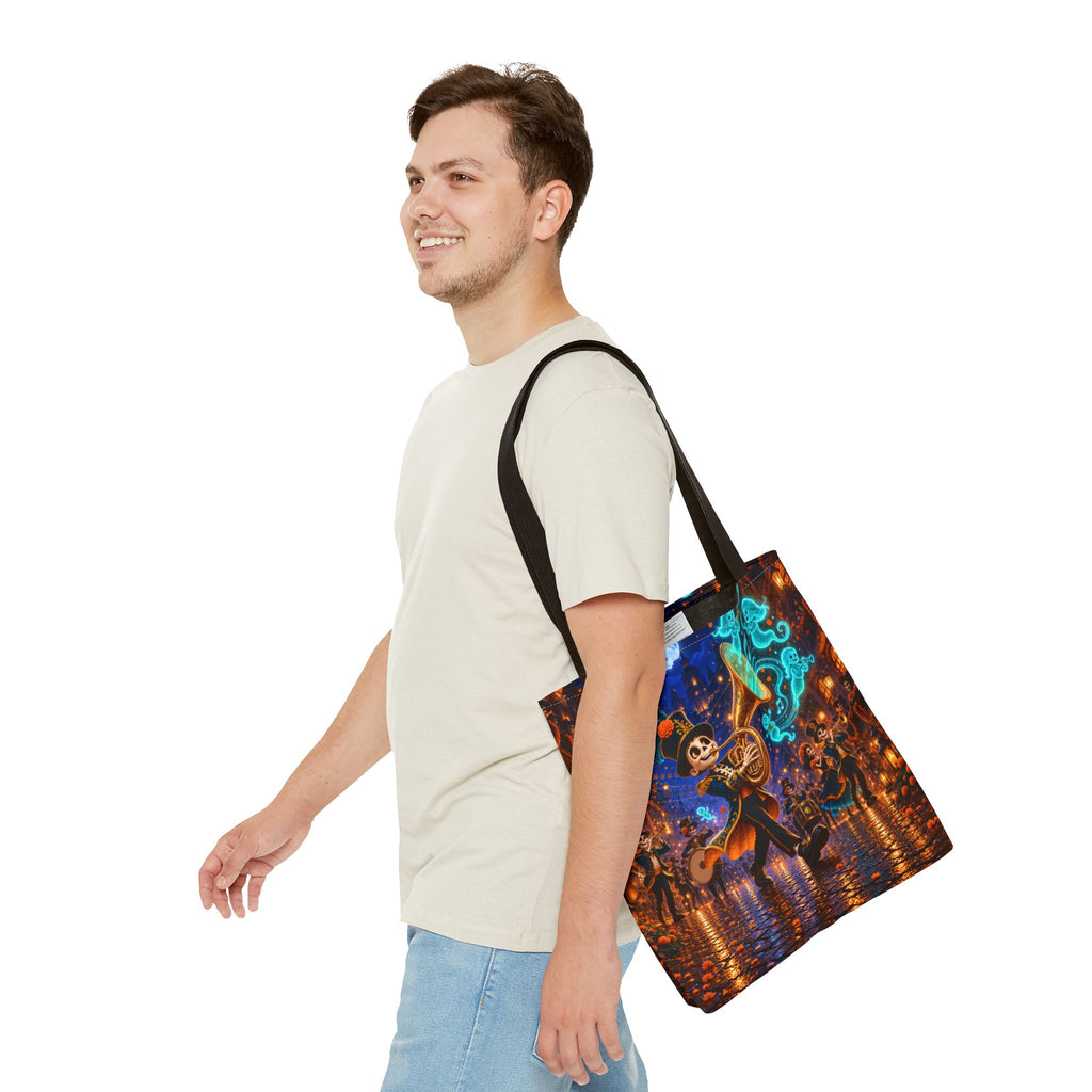 Halloween Tote Bag — Skeleton Brass Parade
