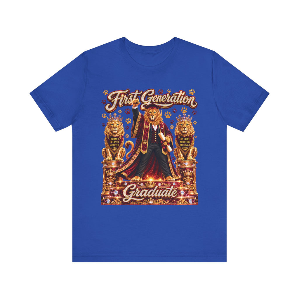 The King Miko Unisex Tee — First Generation Graduate
