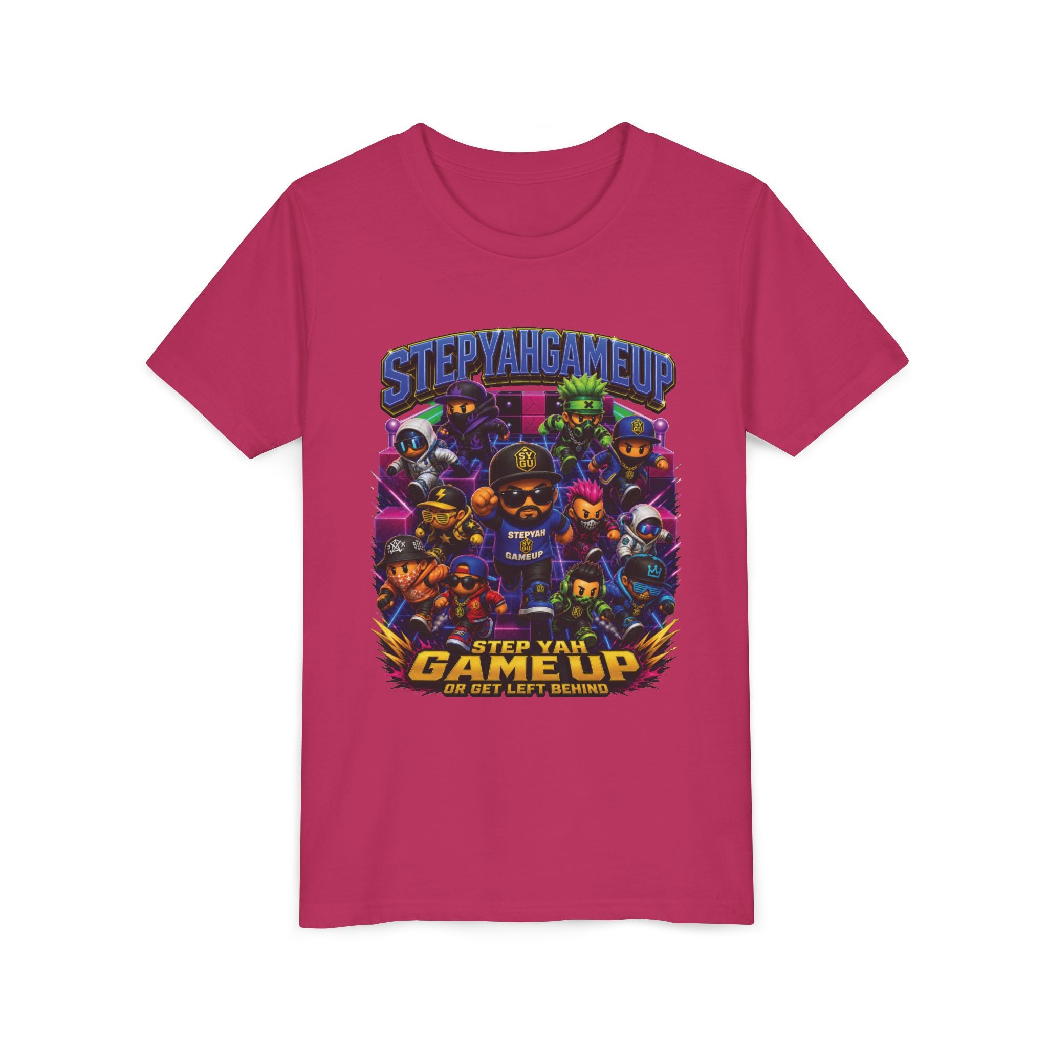 Step Yah Game Up Or Get Left Behind | Unisex Youth Tee