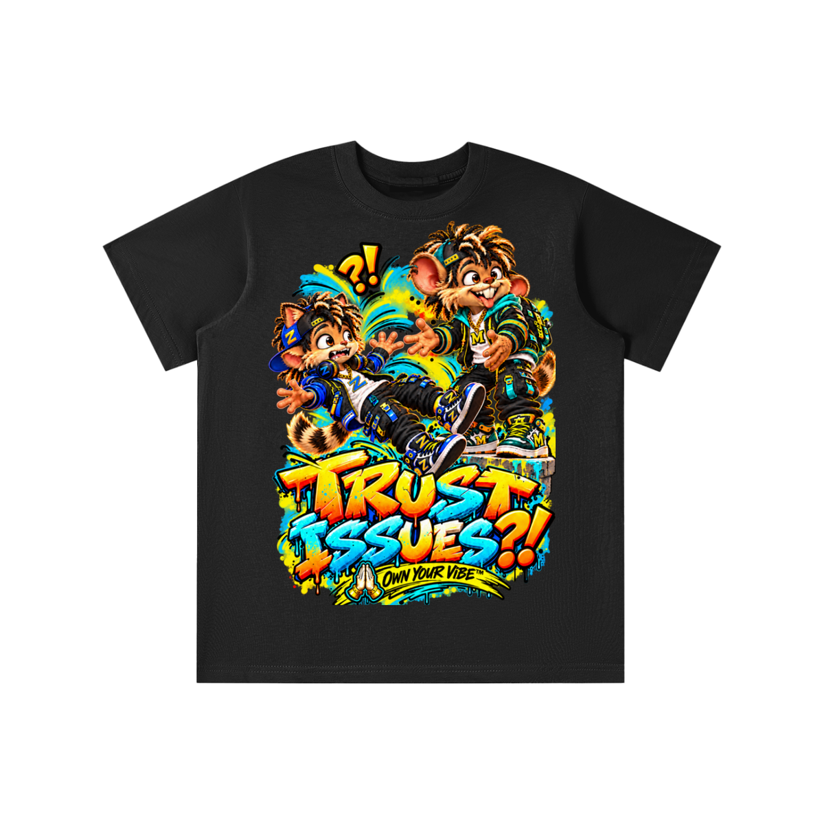 Own Your Vibe™ Trust Issues?! Graphic T-Shirt - Youth Unisex Tee