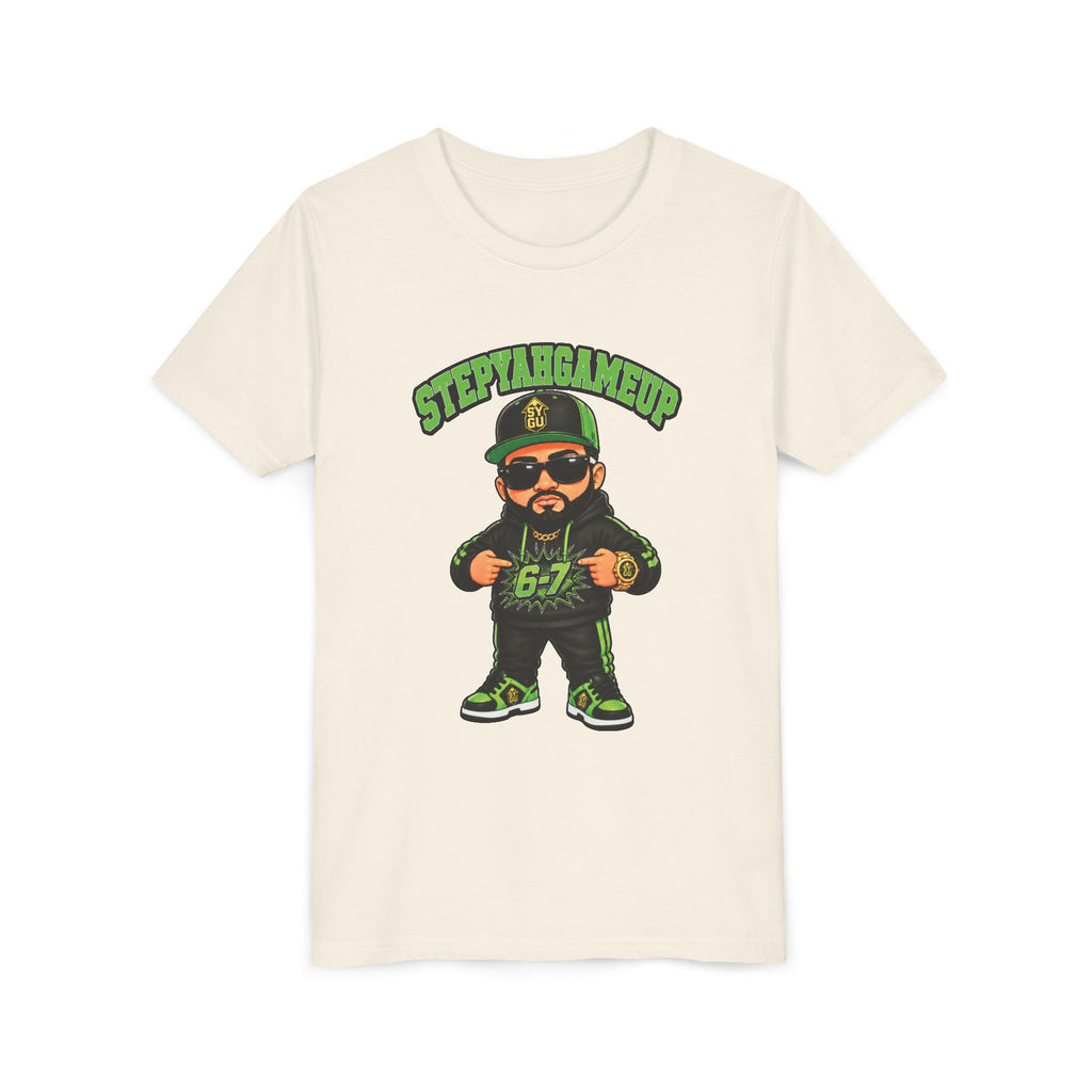 StepYahGameUp — Stumble Step 6-7 | Green Edition | Unisex Youth Tee