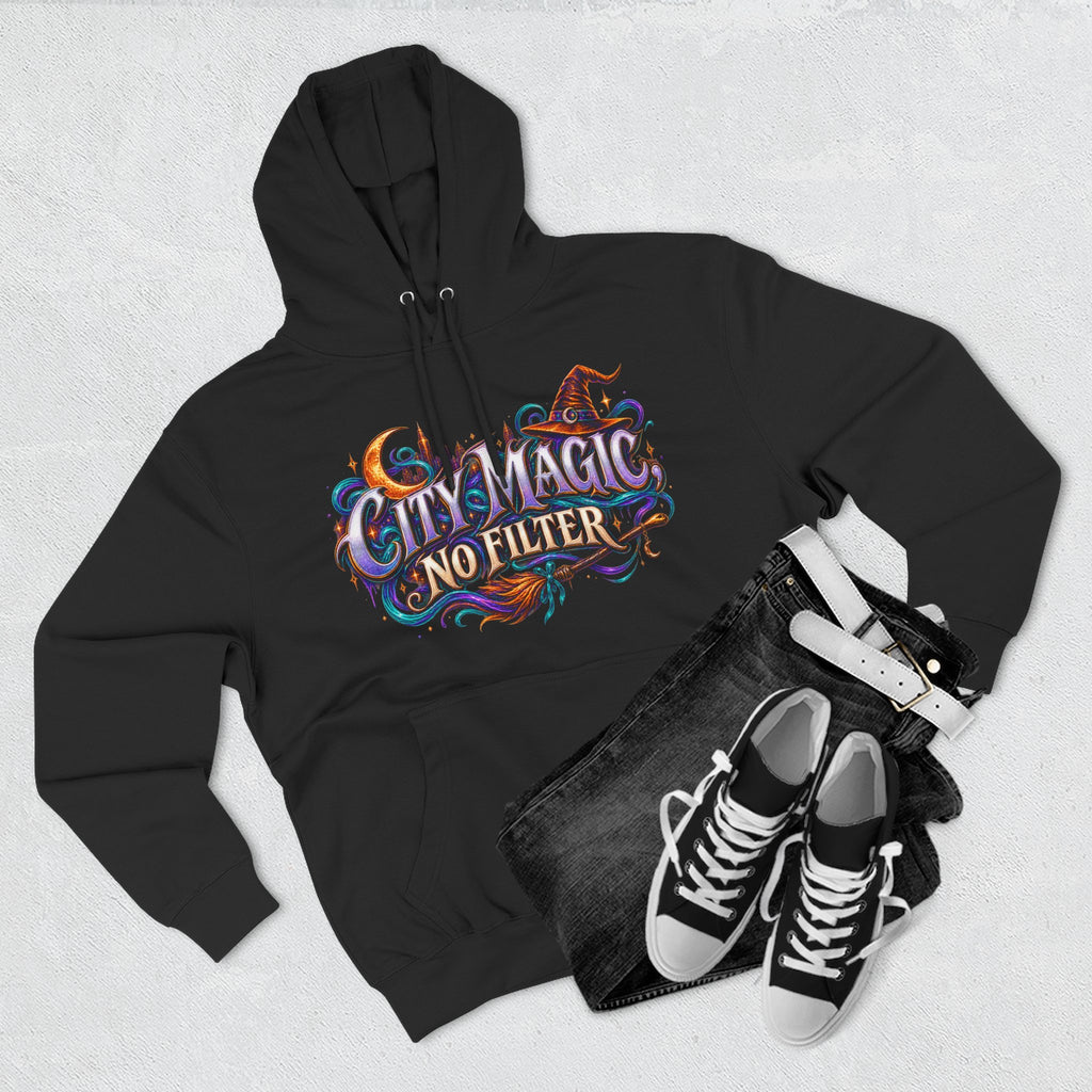 City Magic, No Filter — Urban Witch Halloween Hoodie | Adult Unisex