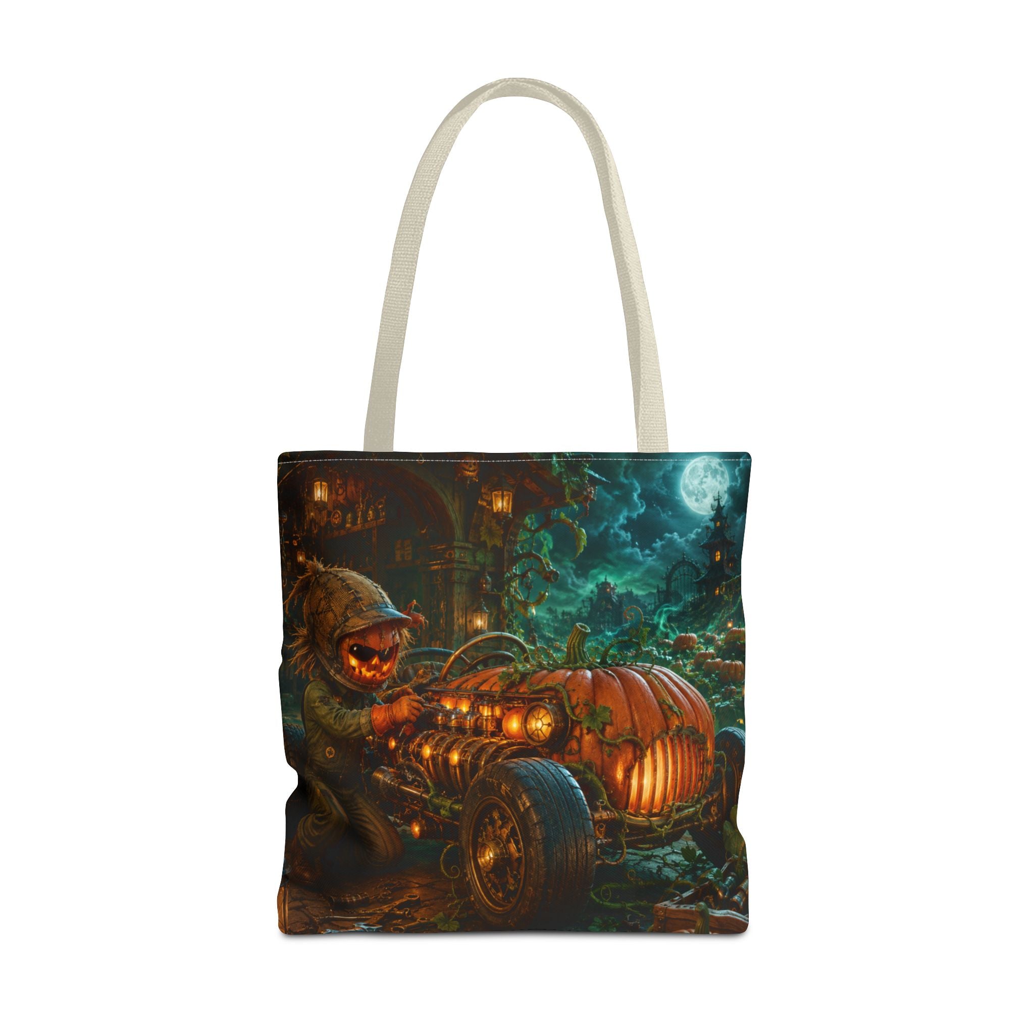 Halloween Tote Bag — Pumpkin Patch Mechanic