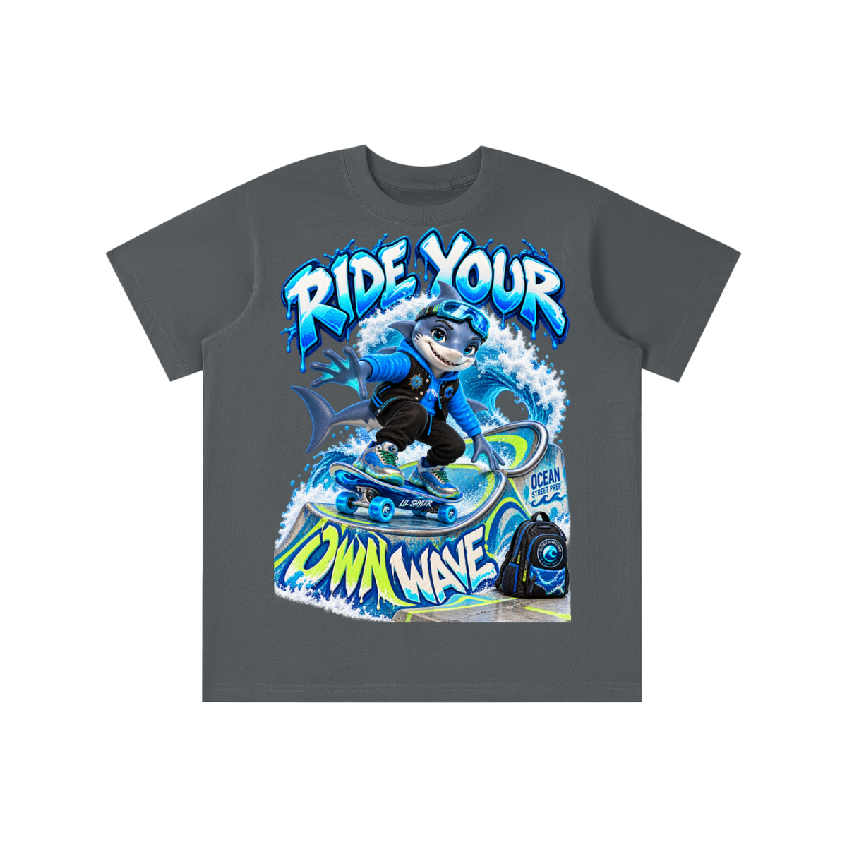 Ocean Street Prep™ Lil Shyler Ride Your Own Wave Graphic T-Shirt - Youth Unisex Tee