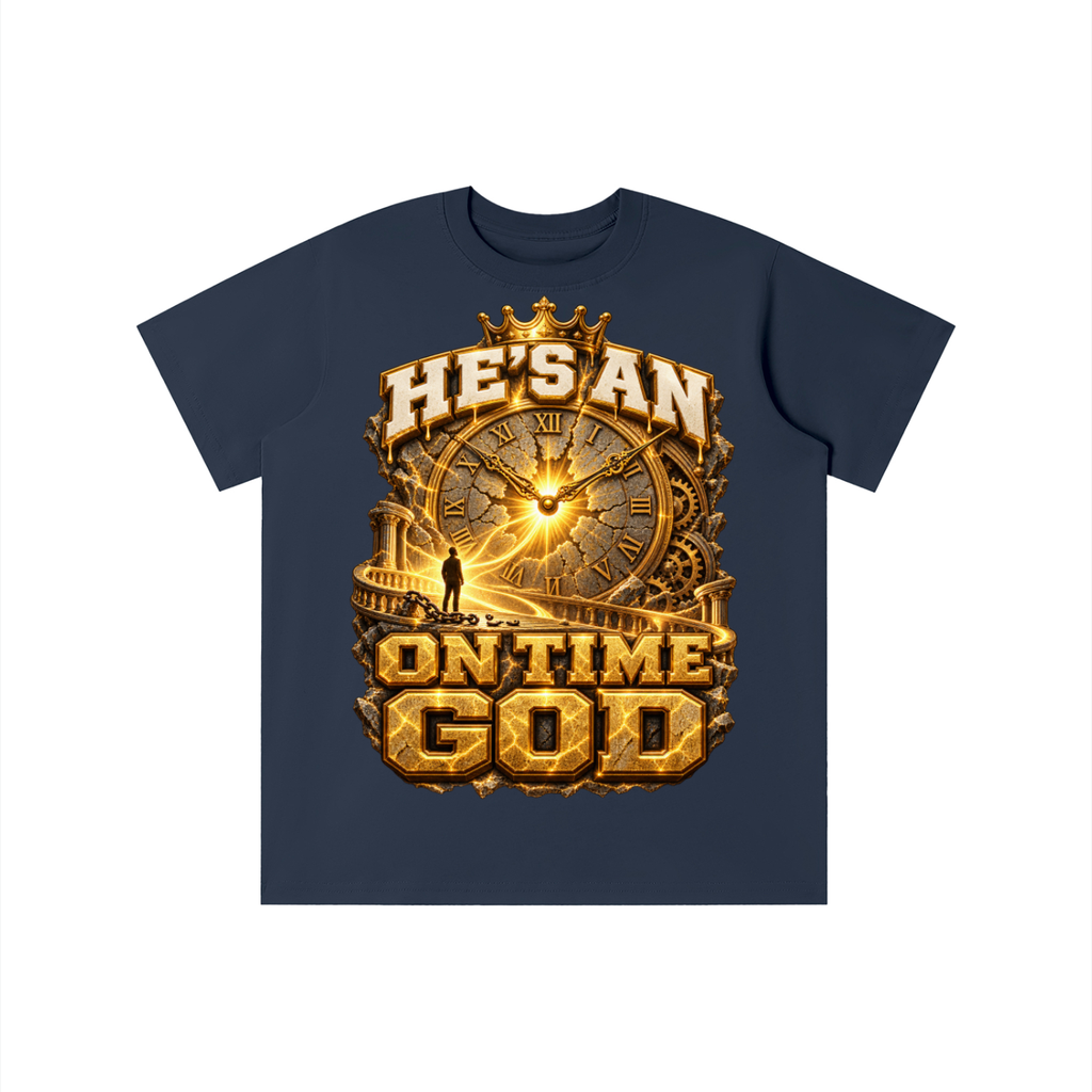 Walk by Faith™ He’s an On Time God Graphic T-Shirt - Youth Unisex Tee