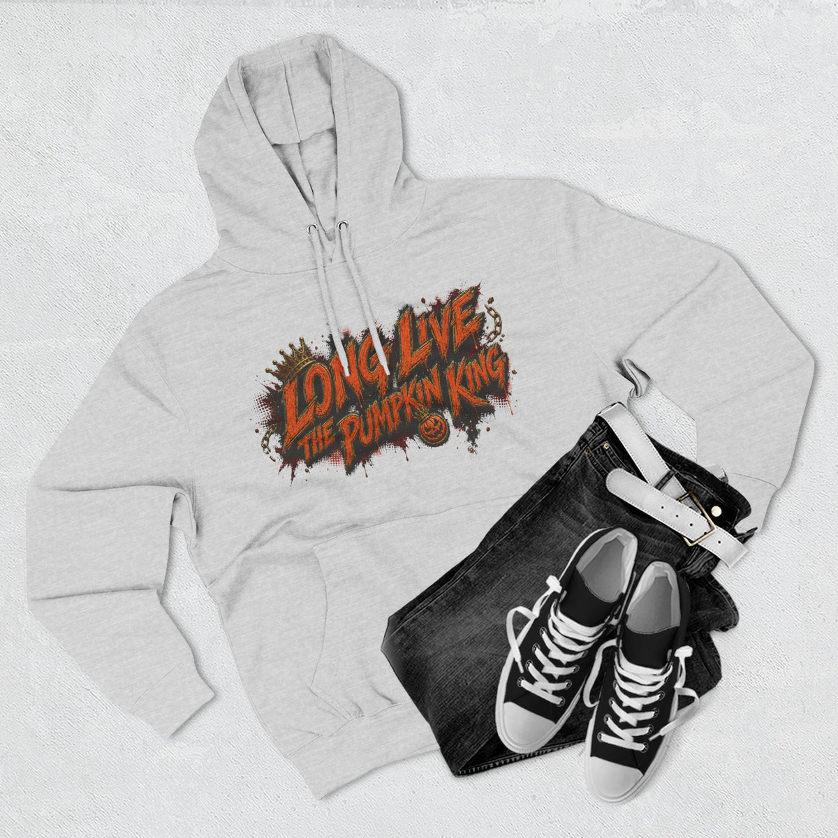 Long Live the Pumpkin King — Pumpkin Street Royalty Halloween Hoodie | Adult Unisex