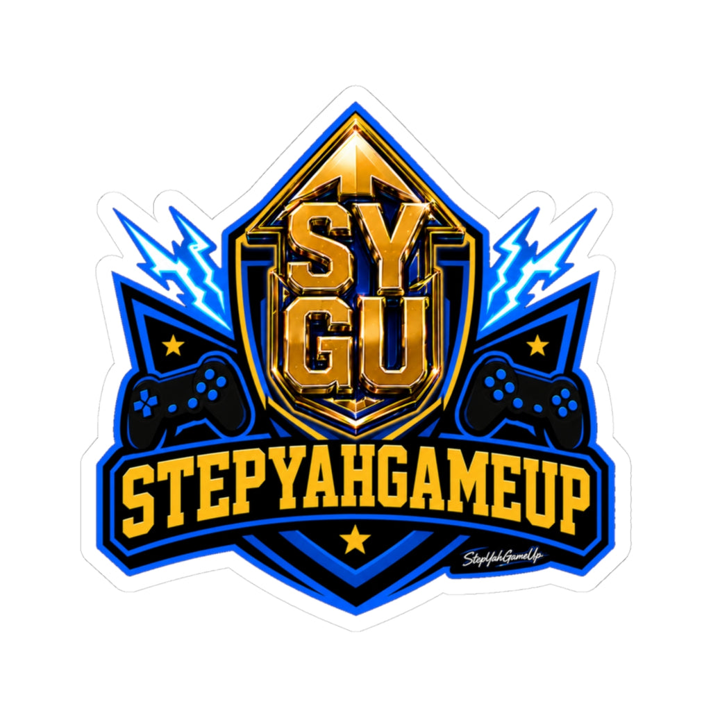 🛡️ StepYahGameUp Shield | Kiss-Cut Sticker