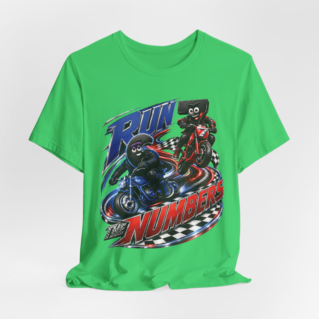 Title: 6-7: Run the Numbers | Adult Unisex Tee