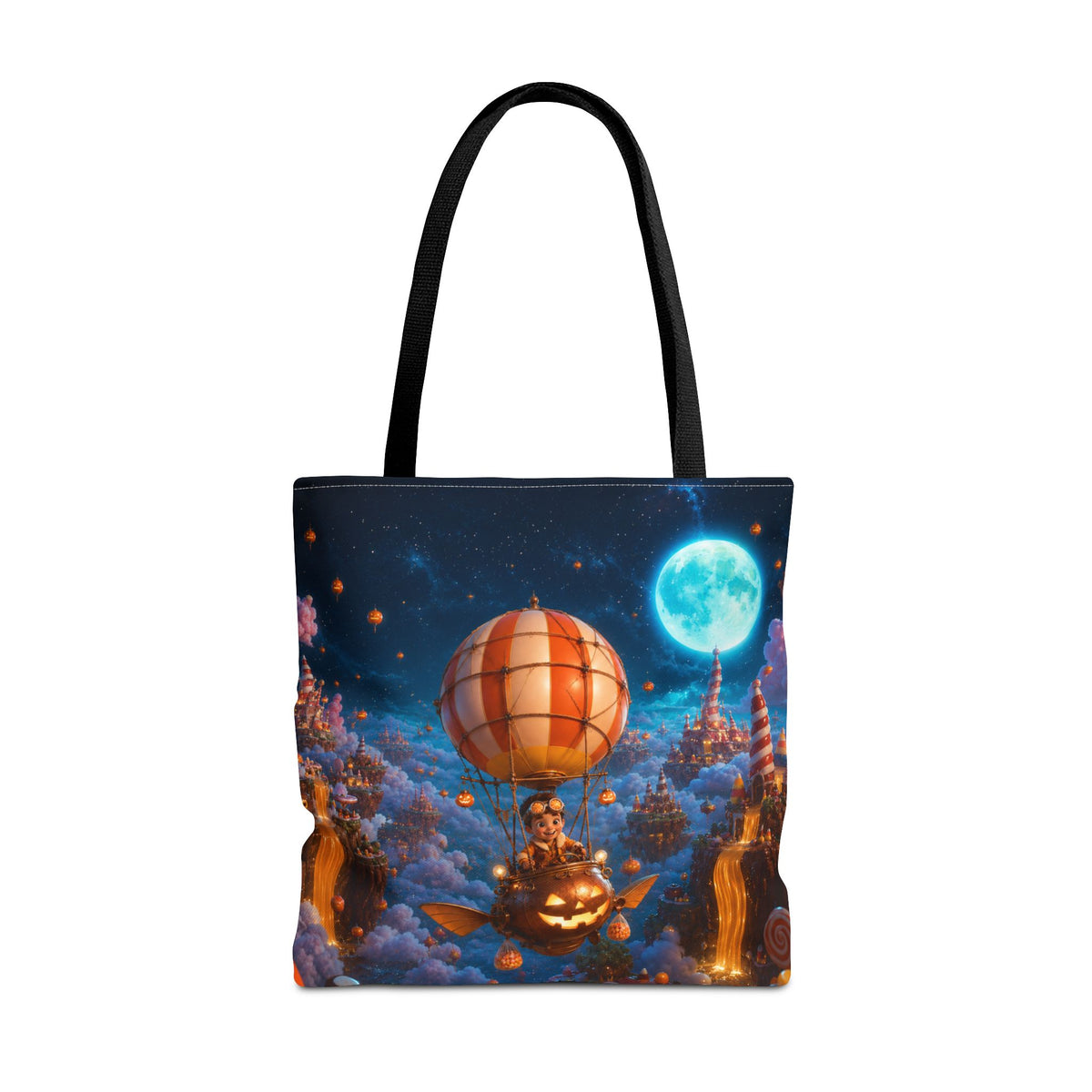 Halloween Tote Bag — Candy Corn Sky Captain