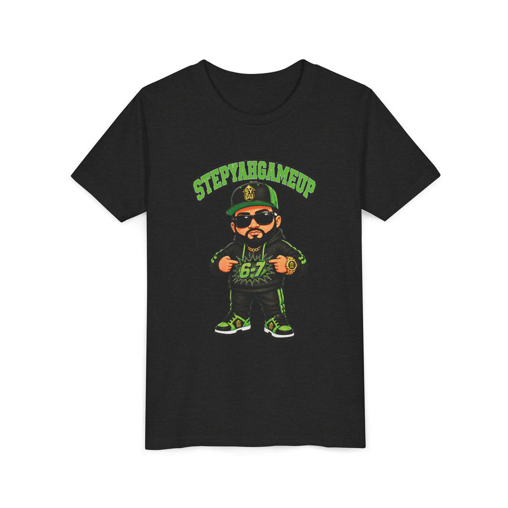 StepYahGameUp — Stumble Step 6-7 | Green Edition | Unisex Youth Tee
