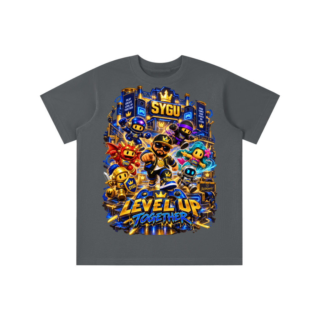 StepYahGameUp™ Level Up Together Graphic T-Shirt - Youth Unisex Tee