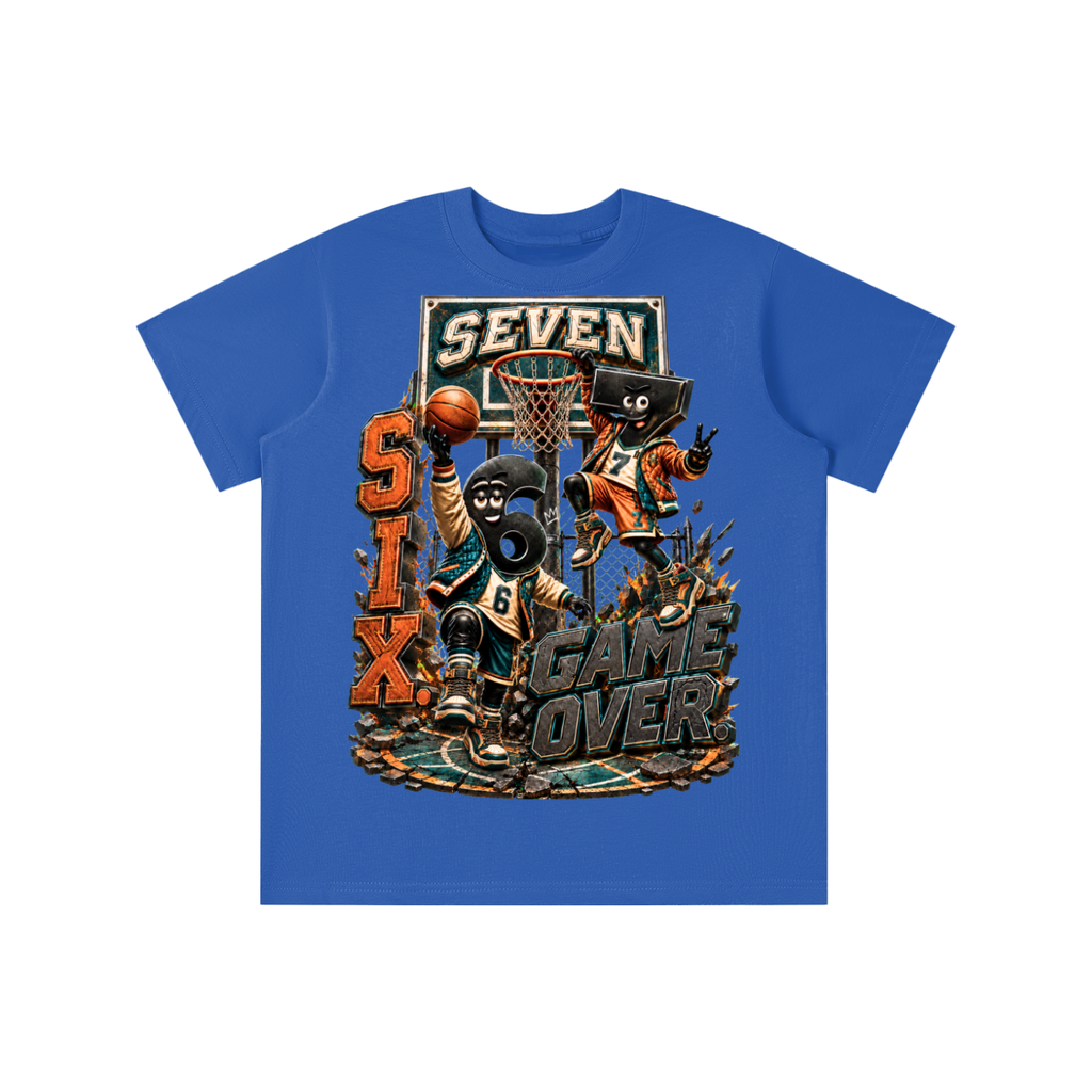 6-7 Street Mode™ Basketball Graphic T-Shirt - Game Over - Youth Unisex Tee