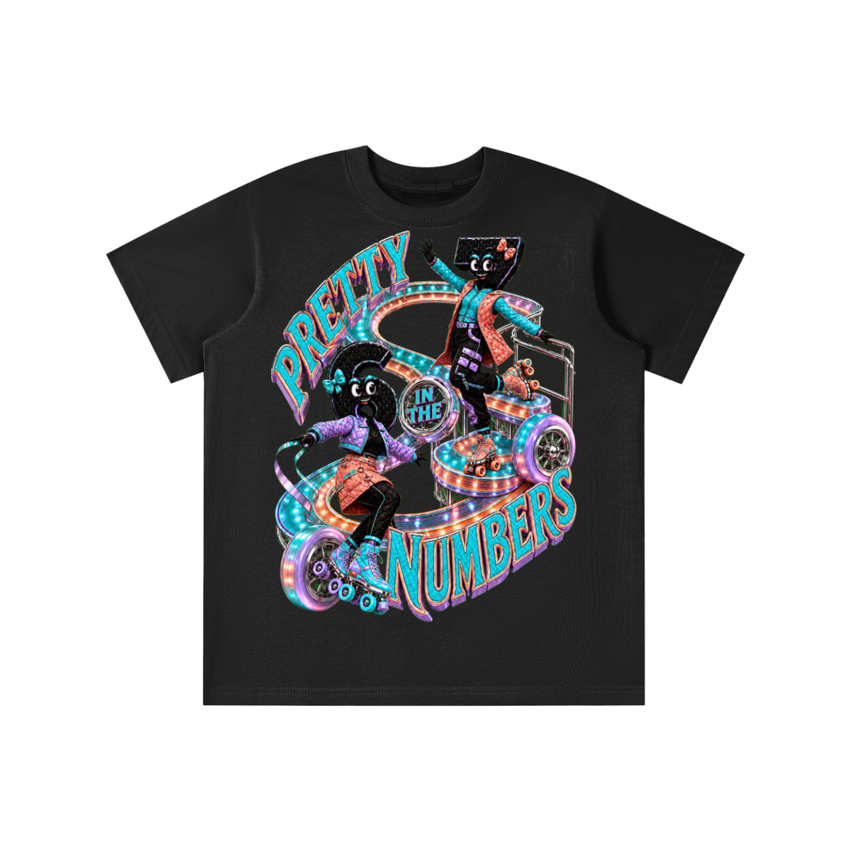 6-7 Street Mode™ Pretty in the Numbers Graphic T-Shirt - Youth Unisex Tee