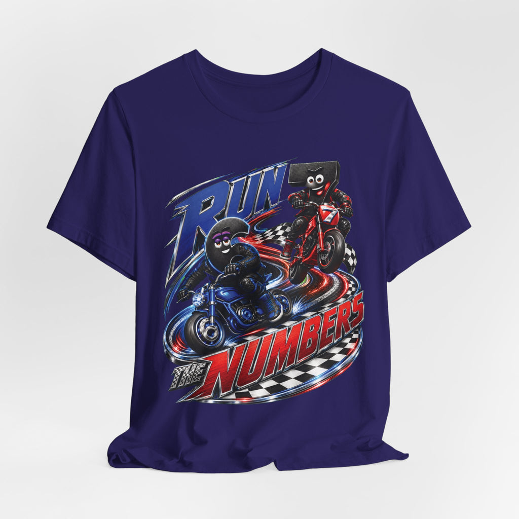 Title: 6-7: Run the Numbers | Adult Unisex Tee