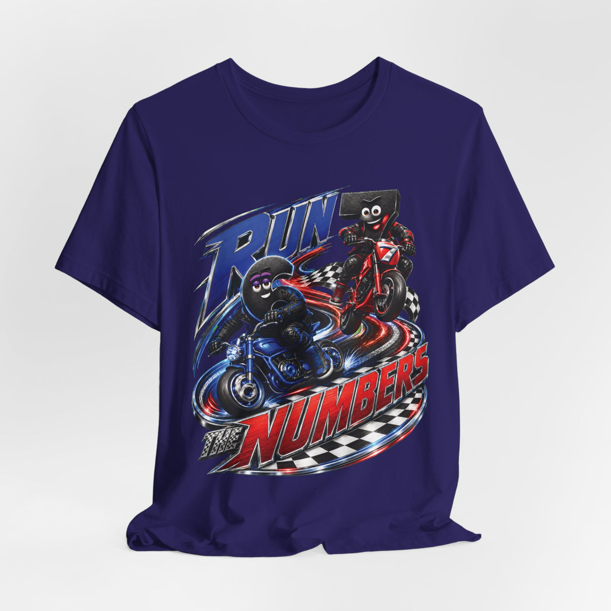 Title: 6-7: Run the Numbers | Adult Unisex Tee