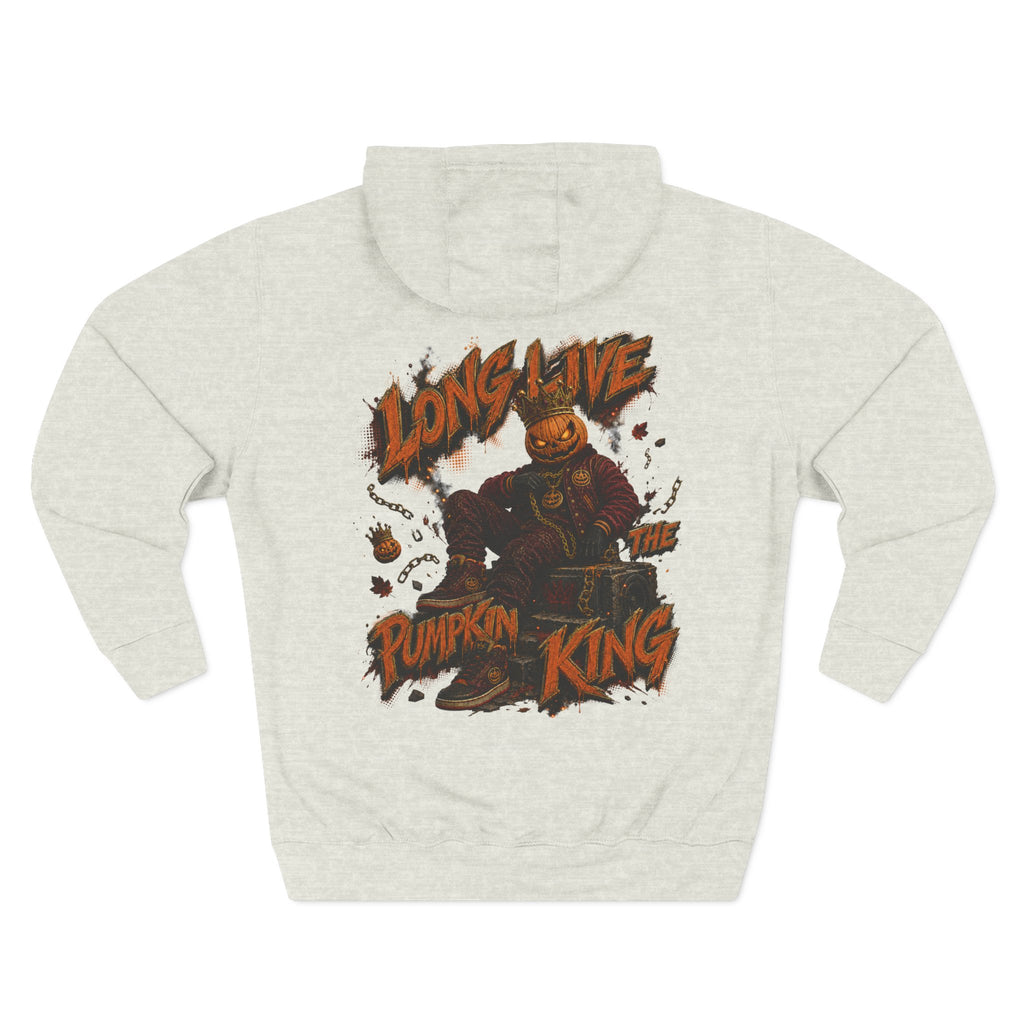 Long Live the Pumpkin King — Pumpkin Street Royalty Halloween Hoodie | Adult Unisex