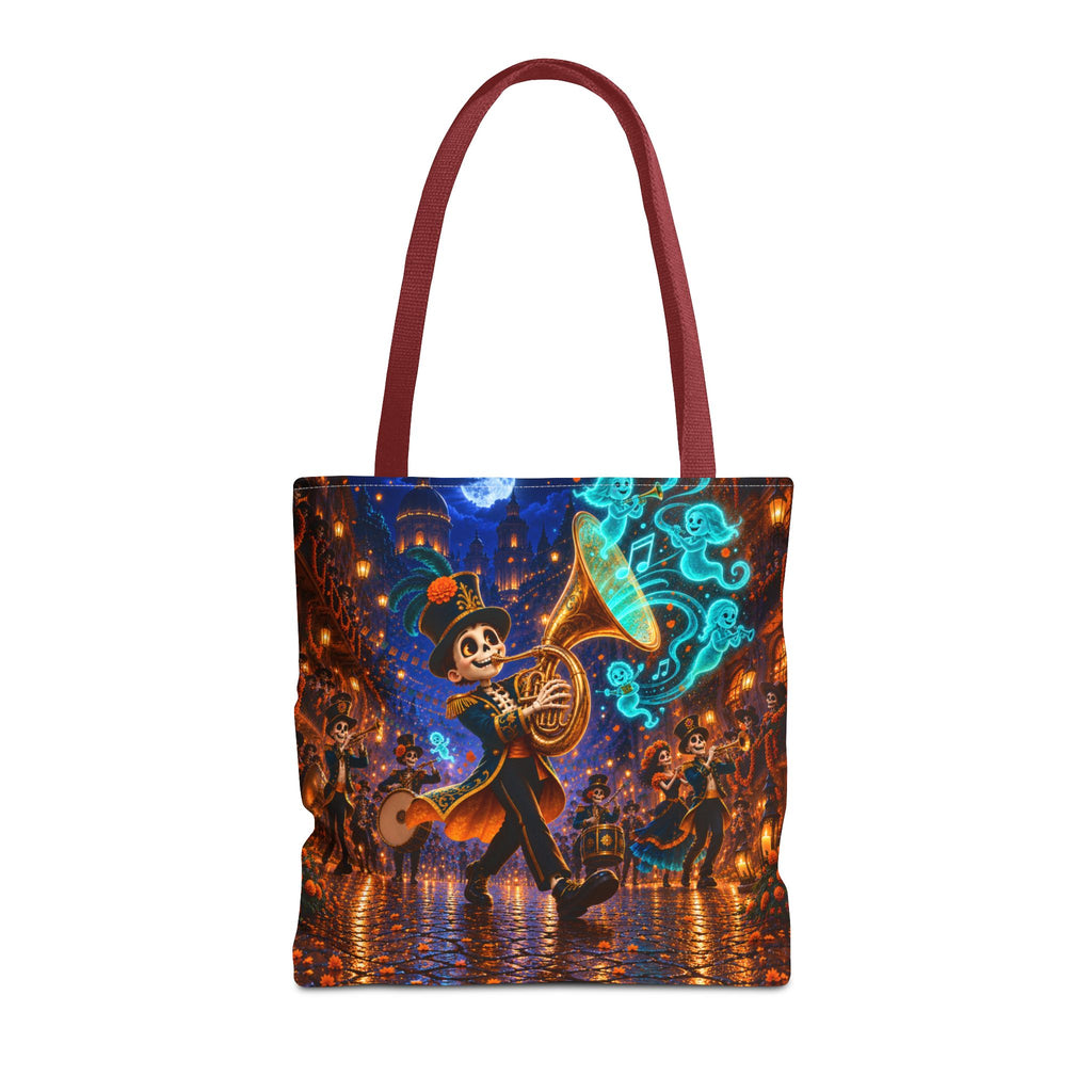 Halloween Tote Bag — Skeleton Brass Parade