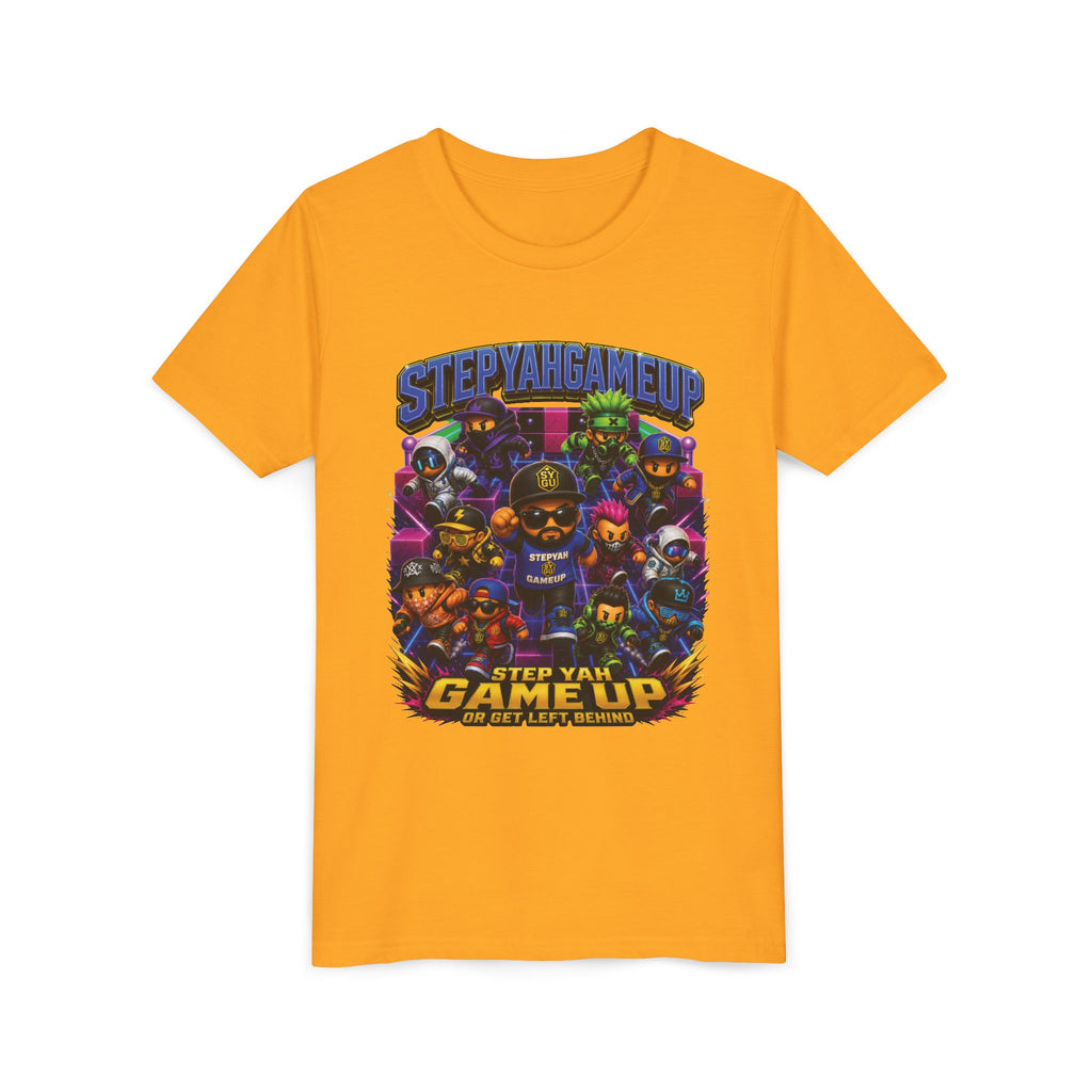 Step Yah Game Up Or Get Left Behind | Unisex Youth Tee
