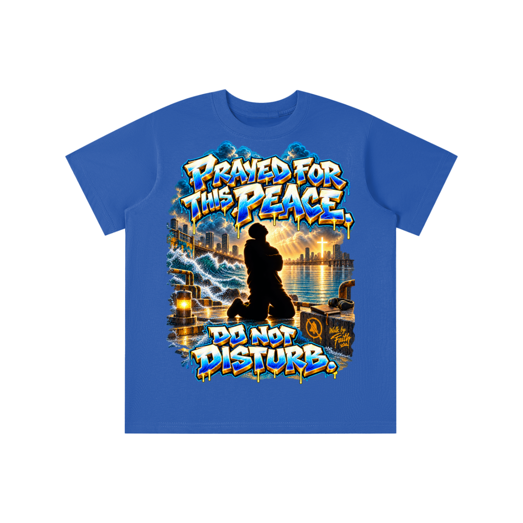 Walk by Faith™ Prayed for This Peace Graphic T-Shirt - Do Not Disturb - Youth Unisex Tee