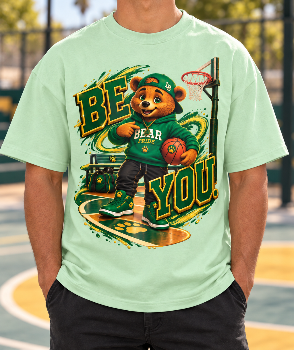 Lil Fantasy Legends™ Be You! Bear Pride Oversized Graphic T-Shirt - Unisex