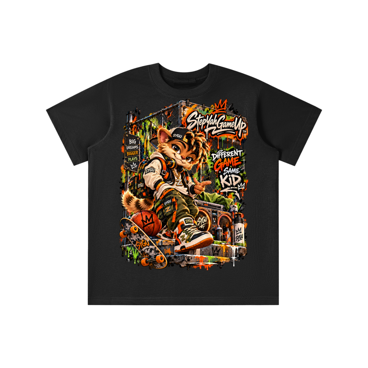 StepYahGameUp™ Different Game Same Kid Graphic T-Shirt - Youth Unisex Tee