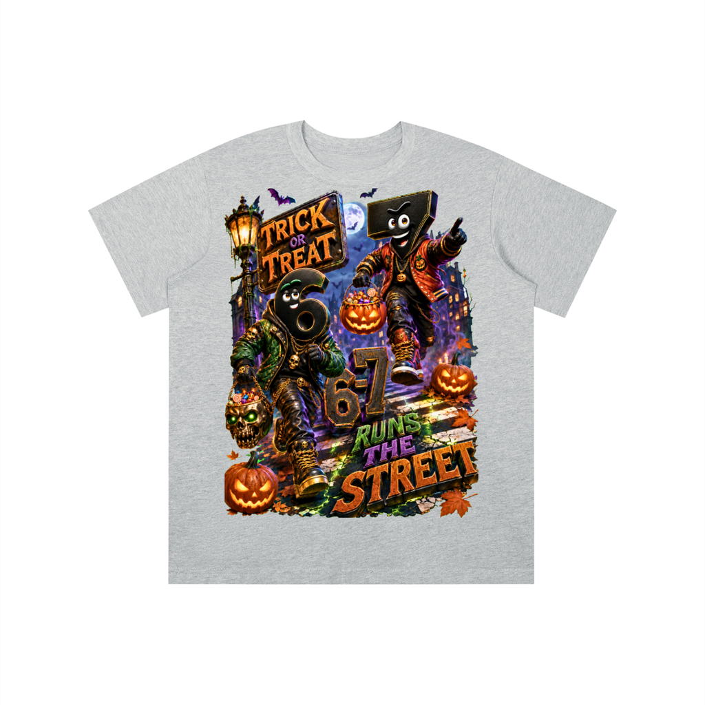 6-7 Street Mode™ Halloween Graphic T-Shirt - 6-7 Runs the Street - Youth Unisex Tee