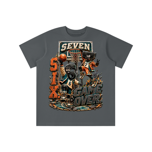 6-7 Street Mode™ Basketball Graphic T-Shirt - Game Over - Youth Unisex Tee