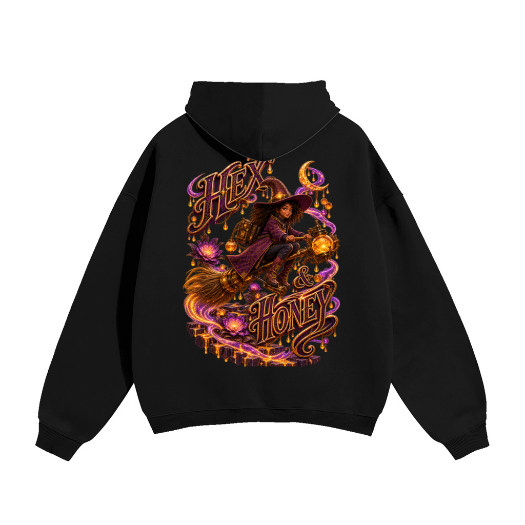 Halloween Hex & Honey Front Back Graphic Hoodie - A Little Hex Appeal - Unisex