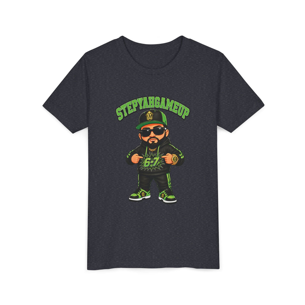 StepYahGameUp — Stumble Step 6-7 | Green Edition | Unisex Youth Tee