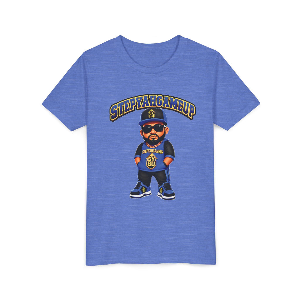 StepYahGameUp — Stumble Step | Hands In Pockets | Unisex Youth Tee
