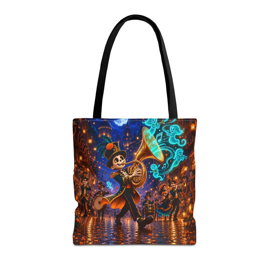 Halloween Tote Bag — Skeleton Brass Parade