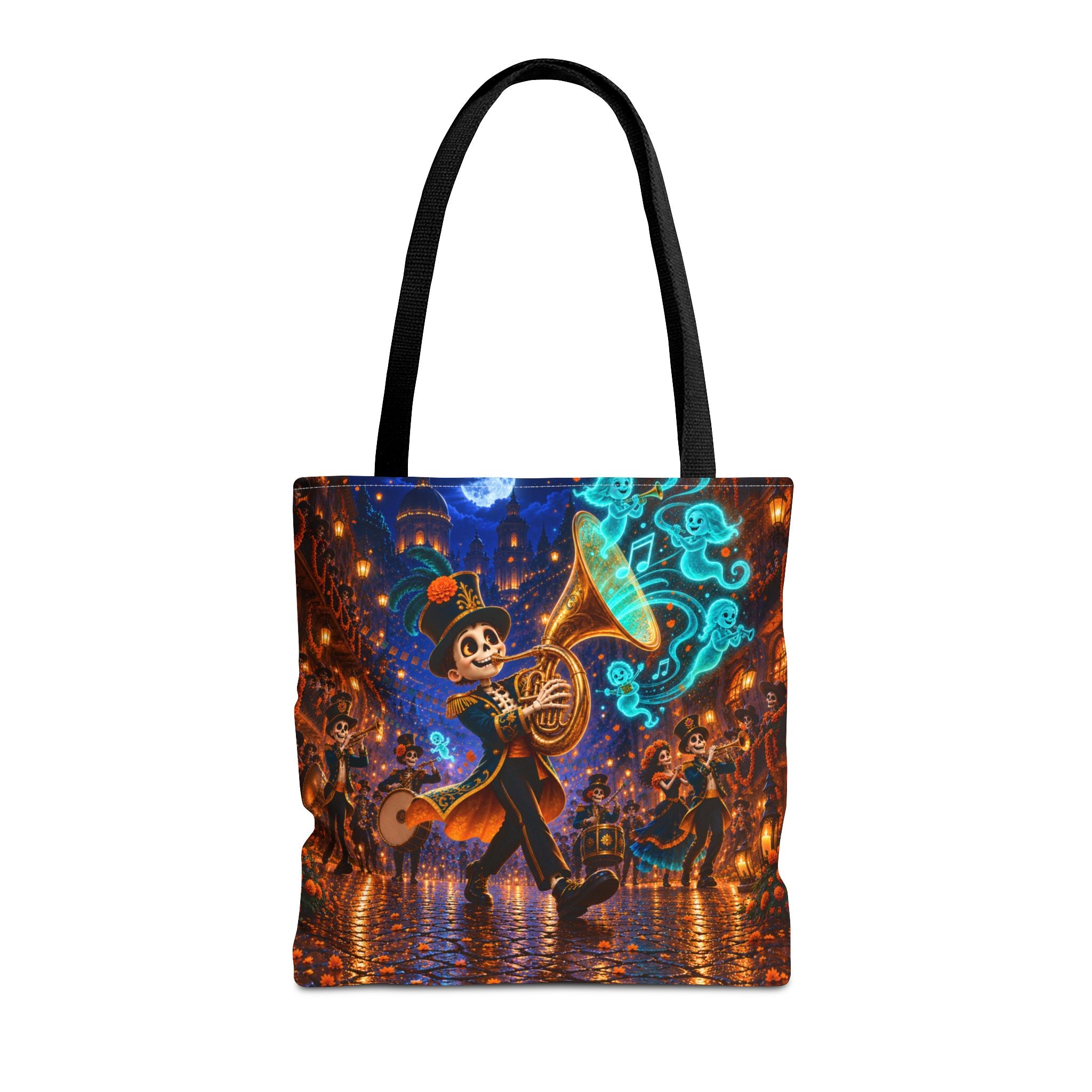 Halloween Tote Bag — Skeleton Brass Parade