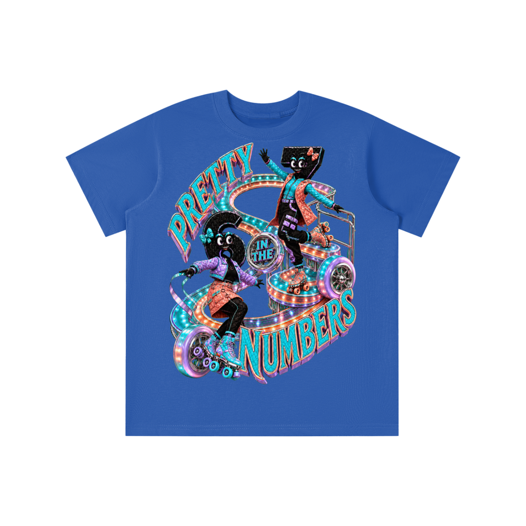 6-7 Street Mode™ Pretty in the Numbers Graphic T-Shirt - Youth Unisex Tee