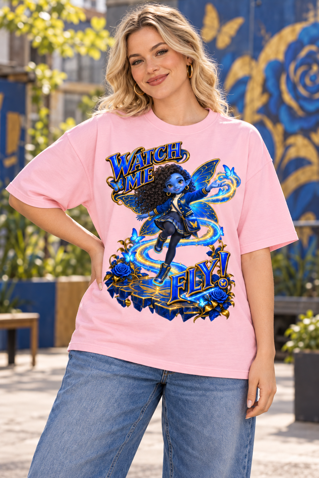 Lil Fantasy Legends™ Watch Me Fly! Oversized Graphic T-Shirt - Unisex