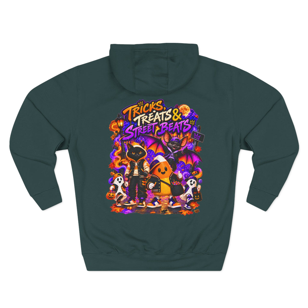 Tricks, Treats & Street Beats — Midnight Trick-or-Treat Crew Halloween Hoodie | Adult Unisex